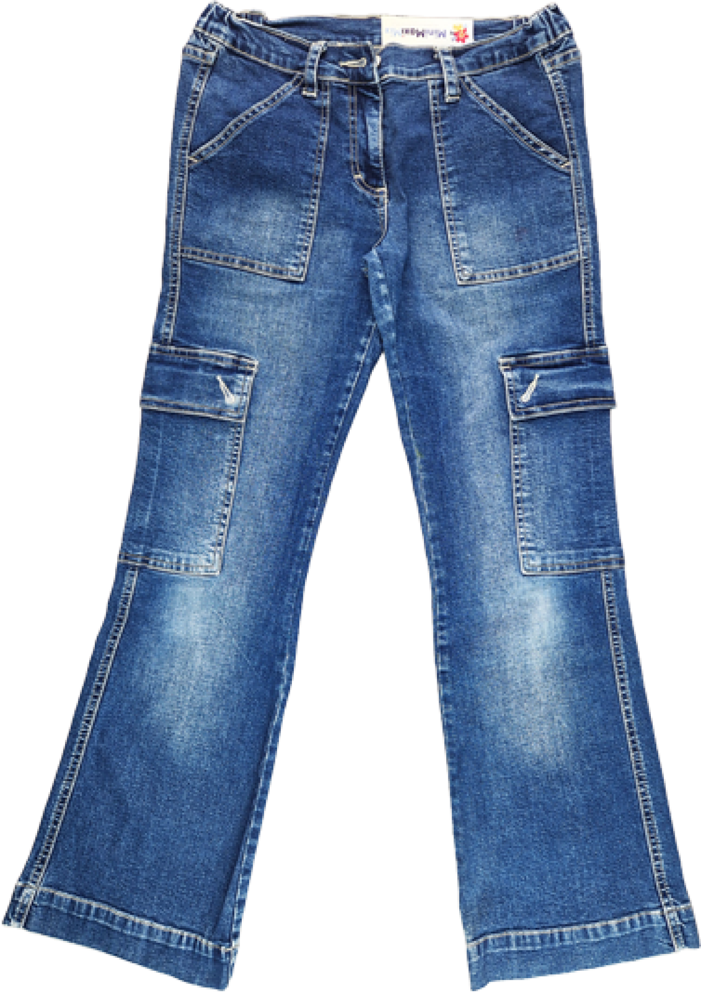 Cargostretchjeans Gr. 152/158 Fitz weit blau