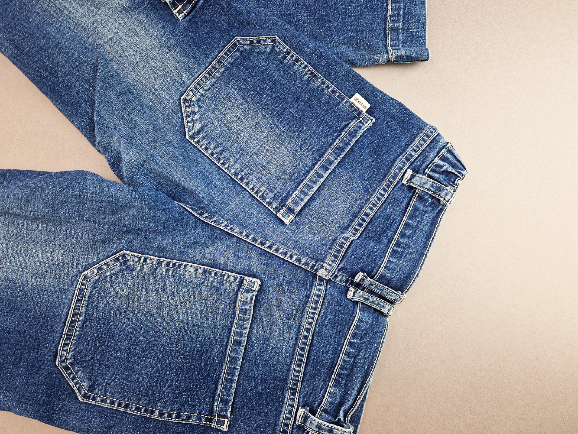 Cargostretchjeans Gr. 152/158 Fitz weit blau