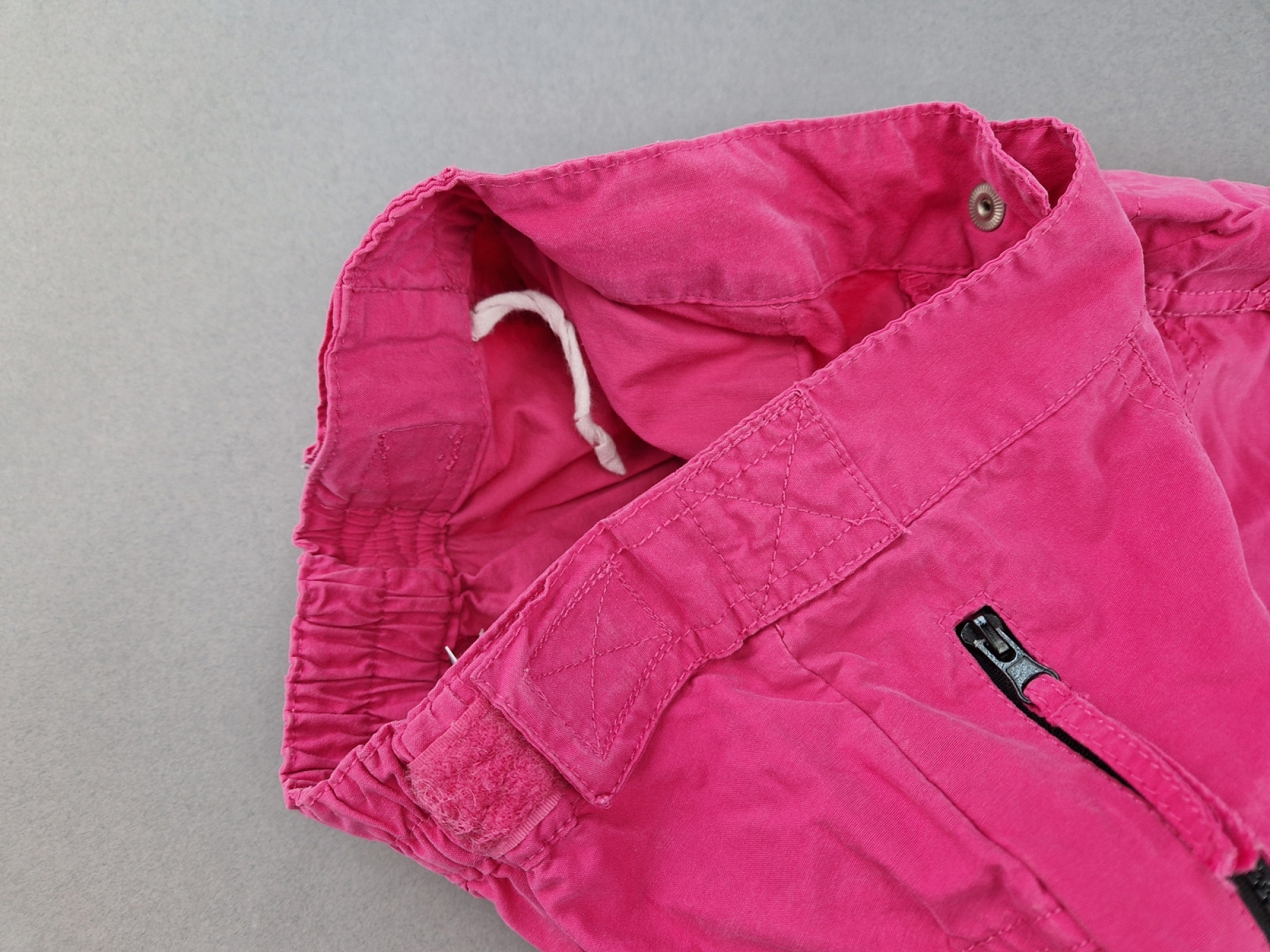 lange Sommerhose Gr. 122 pink Schlaghose viele Taschen