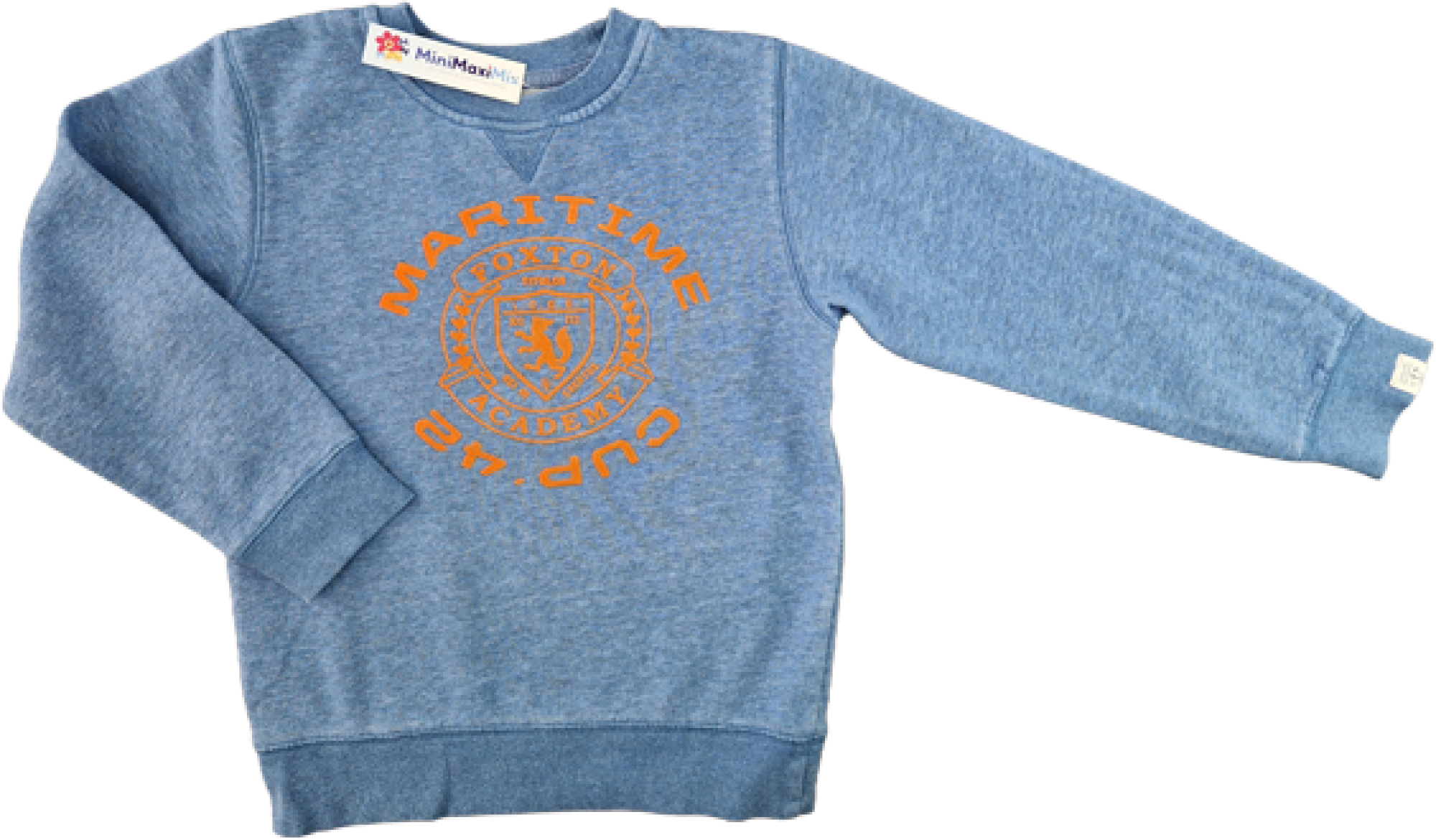 Sweatshirt Gr. 128 H&M hellblau Maritime