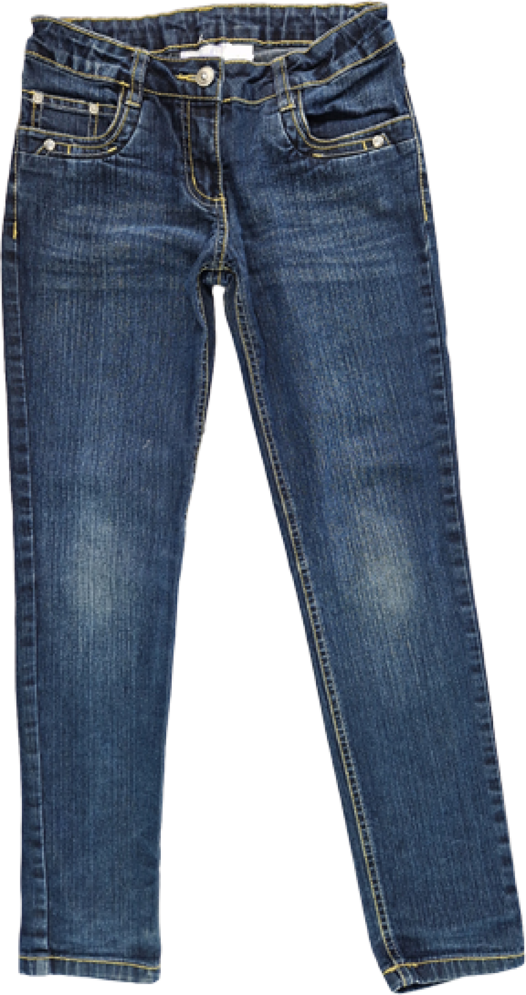 lange Jeanshose Gr. 140 dunkelblau