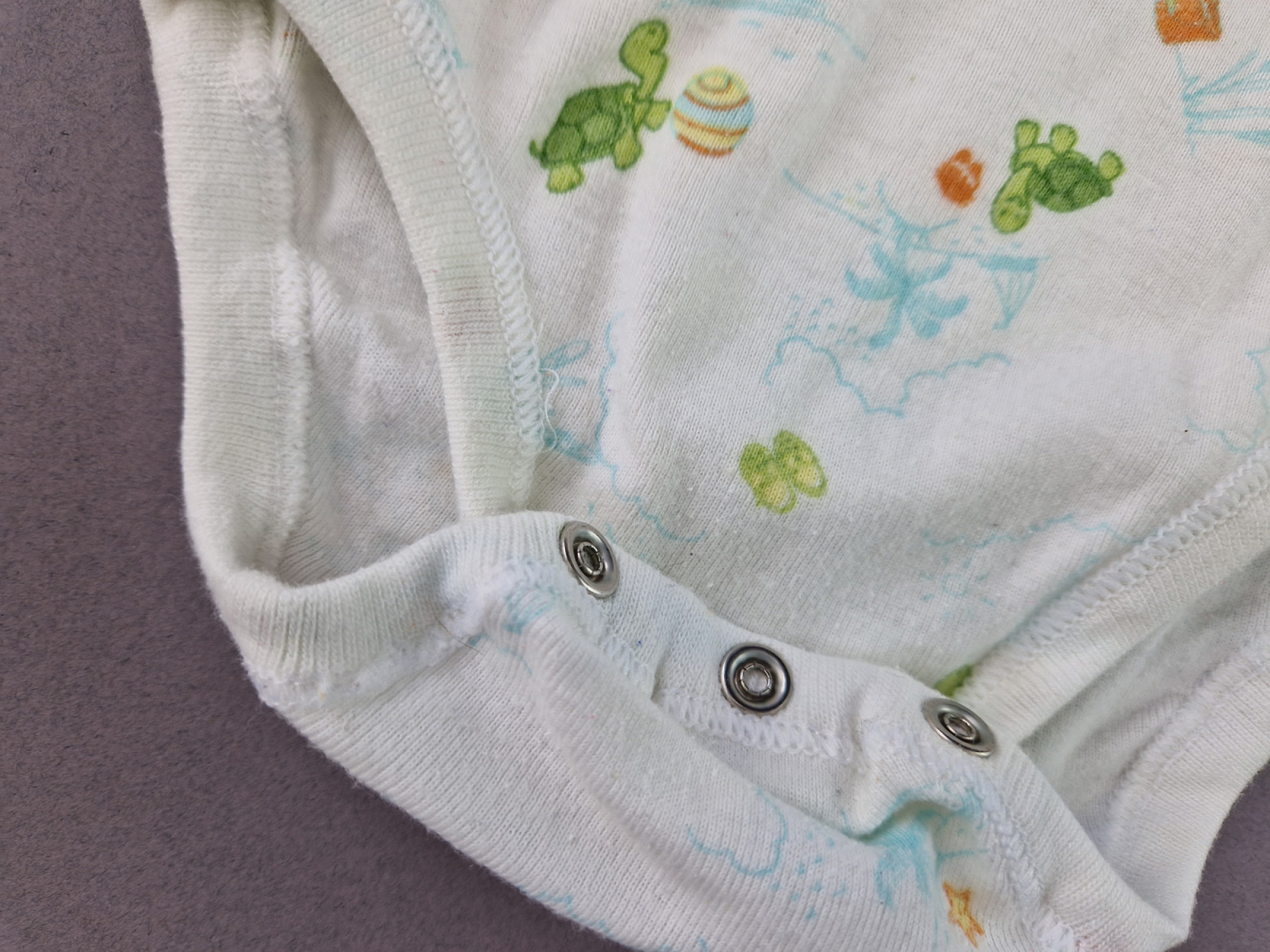 Trägerbody Gr. 74/80 H&M weiß mit Schildkröten