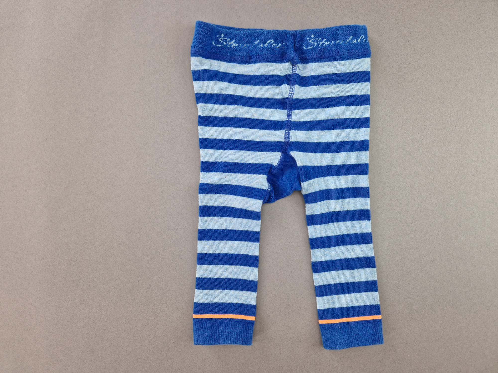 Strumpfleggins Gr. 74 Sterntaler blau/hellblau gestreift