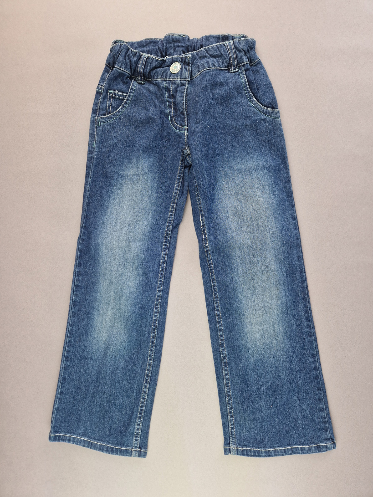 lange Jeans Gr. 122 Aldi blau