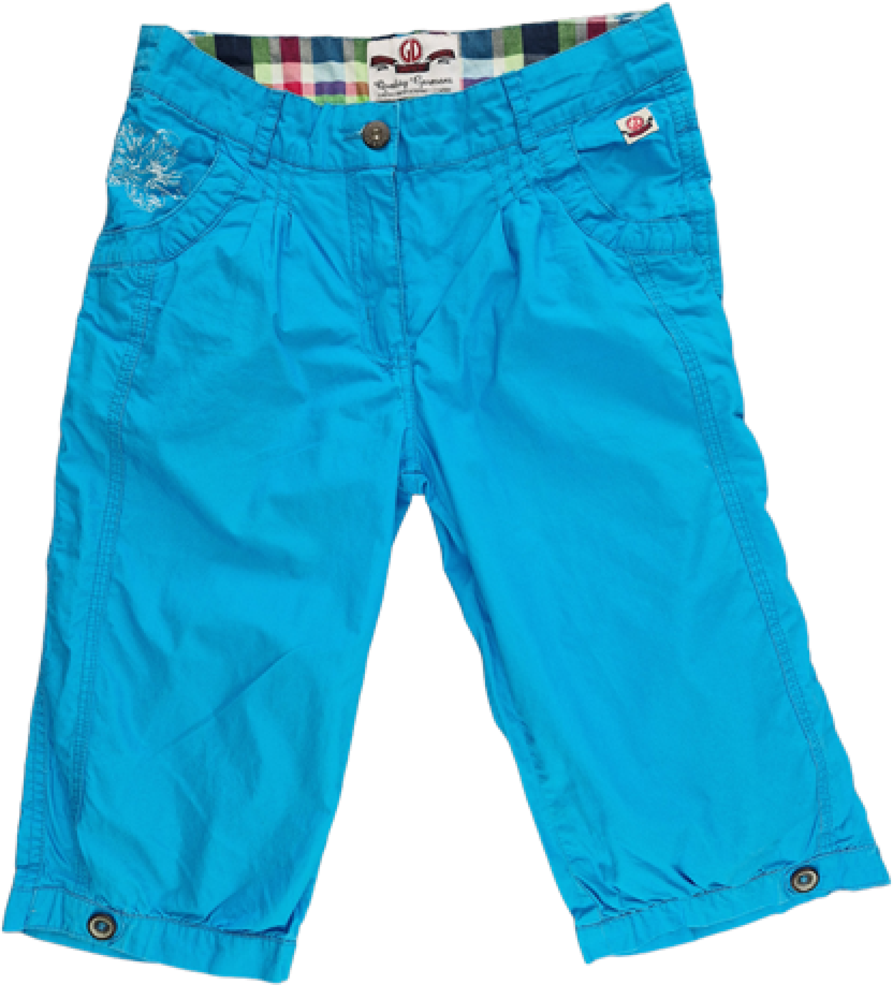 ¾ Sommerhose Gr. 140 Garment türkisblau