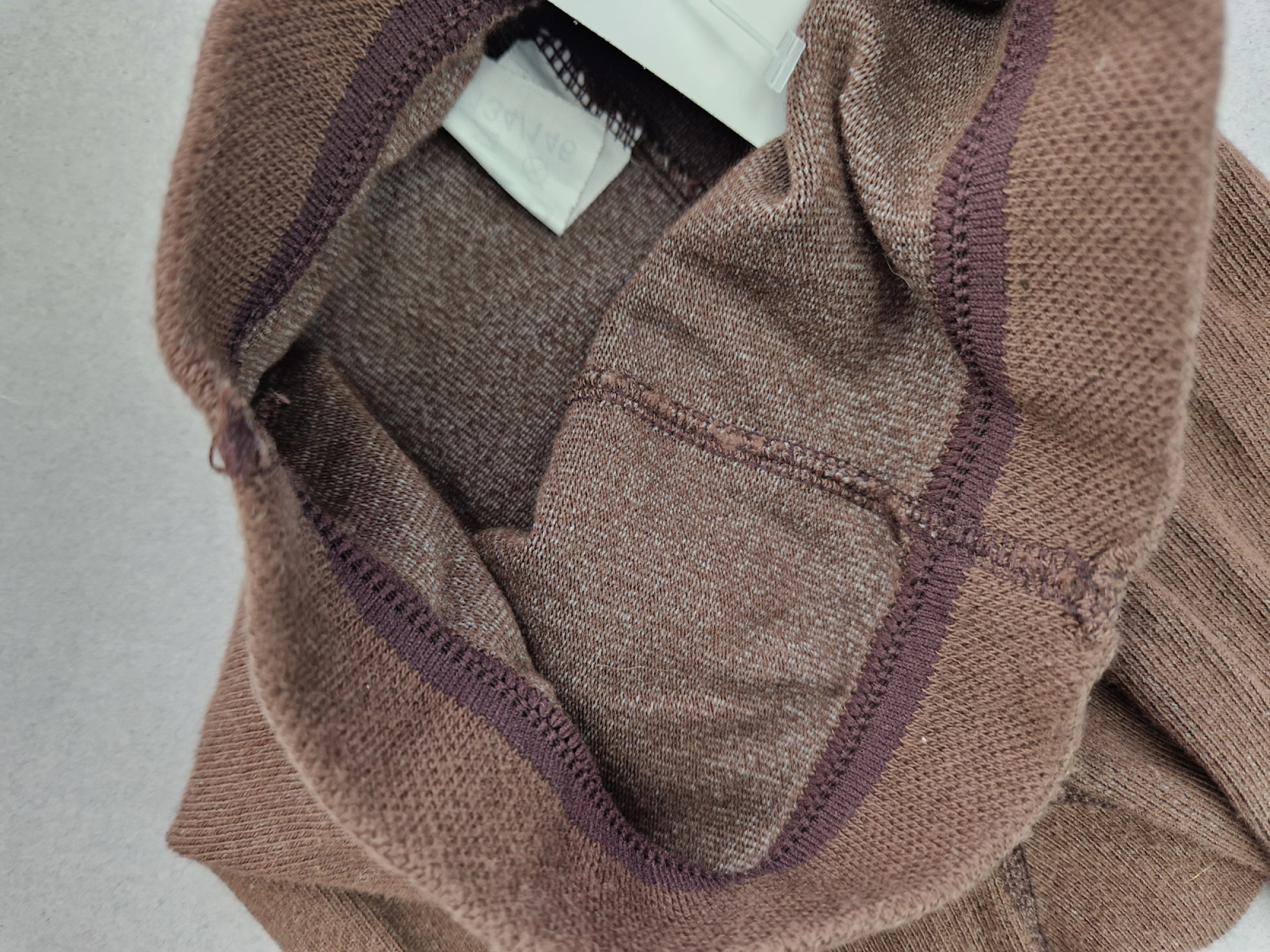 Hochwertige Strumpfhose Gr. 140 braun/altrosa