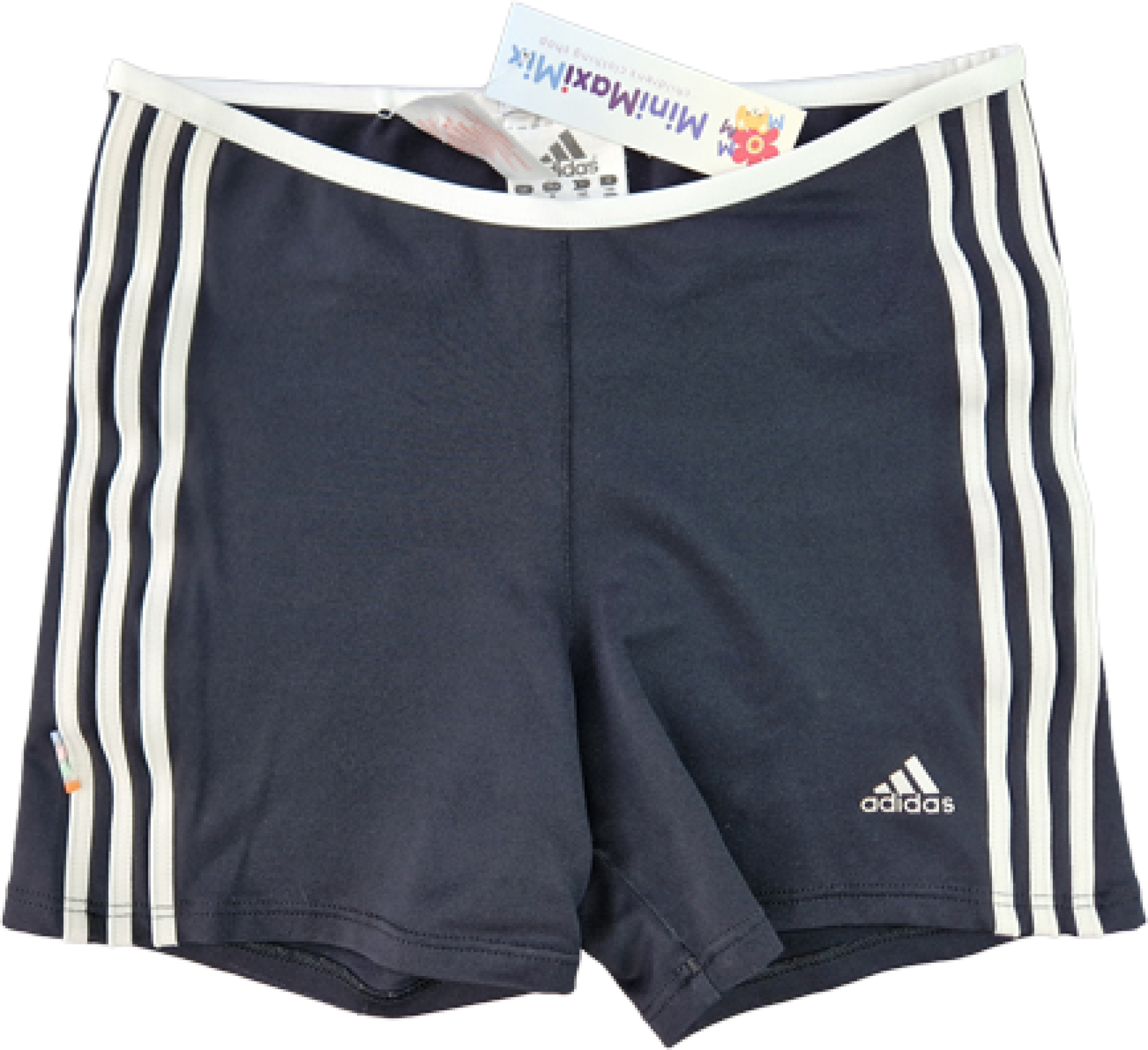 kurze Sporthose Gr. 140 Adidas schwarz/weiß