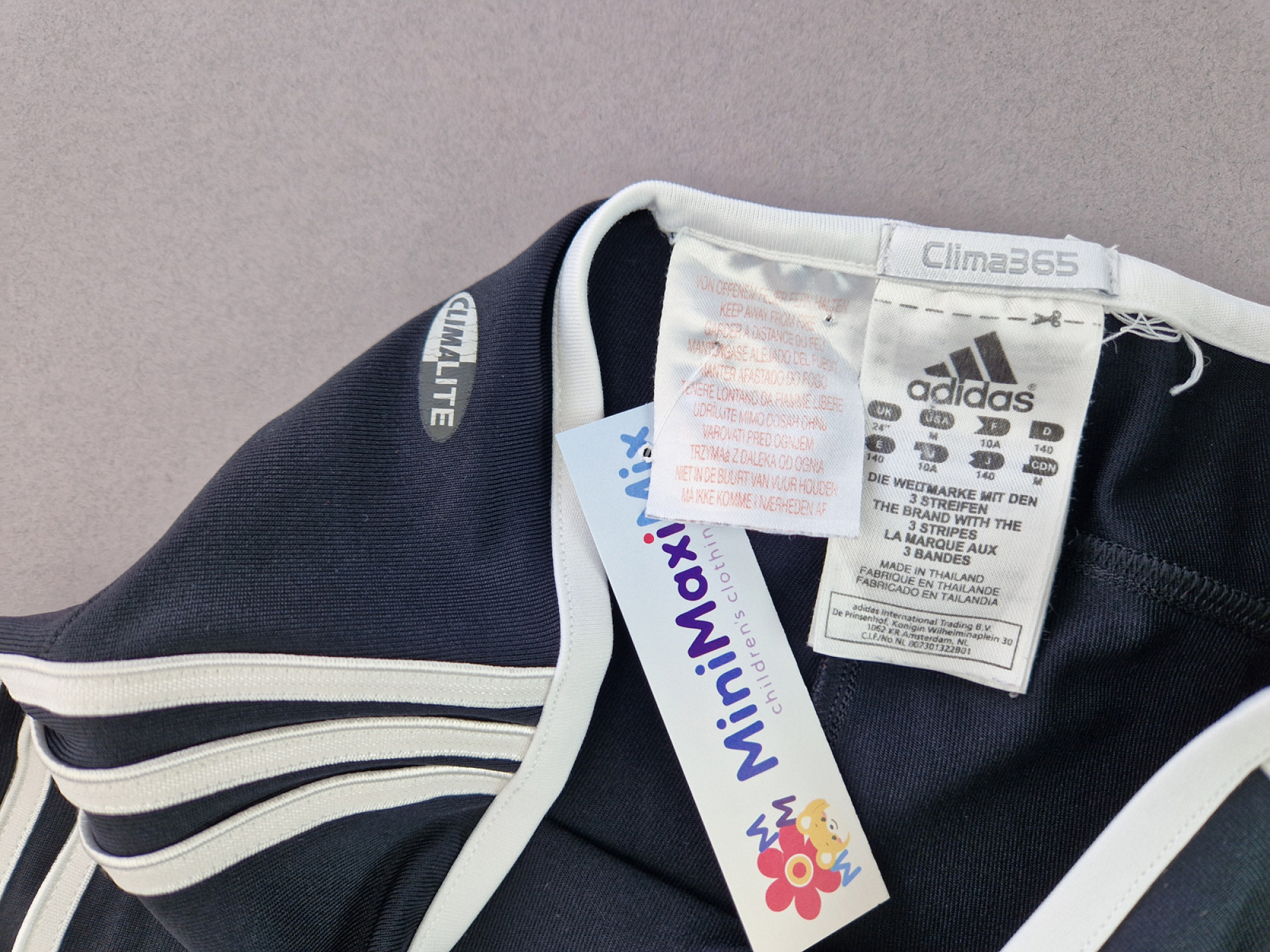 kurze Sporthose Gr. 140 Adidas schwarz/weiß