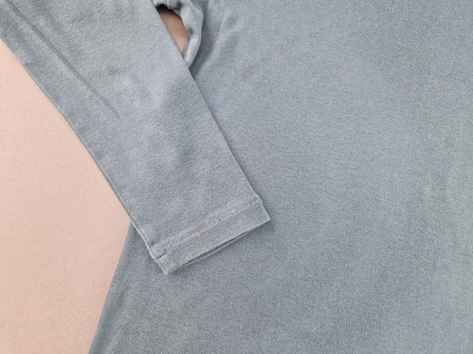 Langarmrolli Gr. 140 vertbaudet graublau