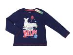 Langarmshirt Gr. 104/110 blau Stikeez leuchtend