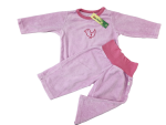 Samtschlafi Gr. 74 living crafts 2 Teiler rosa Vogel Bio 2 Teiler