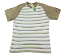 T-Shirt Gr. 140/146 TCM olivgrün gestreift