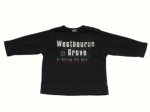 Sweatshirt Gr. 86 Sanetta dunkelgrau Westburne Grove – Aufdruck