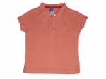 Poloshirt Gr. 104/110 C&A orange kurzarm mit Brusttasche