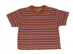 T-Shirt Gr. 68 Kuku orange geringelt