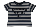 T-Shirt Gr. 92 H&M Blockstreifen blau/weiß