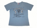 T-Shirt Gr. 164 Yigga hellblau mit Schriftzug