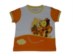 T-Shirt Gr. 68/74 Disneyland Paris orange/weiß Winnie Pooh