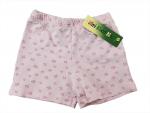 kurze Sweathose Gr. 62/68 Aldi rosa mit Blümchen