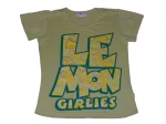 T-Shirt Gr. 140 und 146 b.p.c. Grün mit Glitzer Lemon Girlies