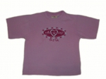 T-Shirt Gr. 104  TikTak Vögele rosa circle of Heart