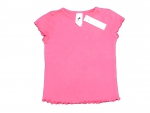 T-Shirt Gr. 92 C&A rosa mit Wellensaum