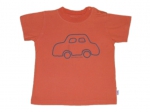 T-Shirt Gr. 98/104 Jako-o orange mit Auto * Zwillinge *