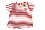 T-Shirt Gr. 92/98 Zara Baby Girl rot/weiß