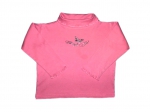 Langarmshirt Gr. 104/110 Bob der Bär rosa Rolli Glitzerschmetterling