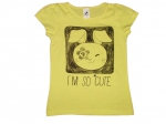 T-Shirt Gr. 116 Palomino gelb mit Häschen – I´m so cute