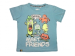 T-Shirt Gr. 98/104 C&A blau – Meet my friends
