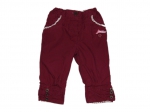 Thermohose Gr. 68/74 bordeaux mit Schleifchen