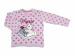 Sweatshirt Gr. 86 H&M rosa mit Katze und Glitzer