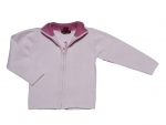 Strickjacke Gr. 86 H&M rosa gerippt