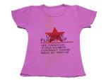 T-Shirt Gr. 74/80 lila mit Kultmotiv