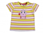 T-Shirt Gr. 68/74 gelb/pink/weiß Miss Cute