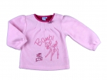 Fleecepullover Gr. 74/80 Disney rosa mit Bambi