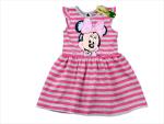 Jerseykleid Gr. 80 rosa/grau Minnie Glitzer