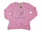 dünnes Langarmshirt Gr. 164/170 rosa Strasssteinchen