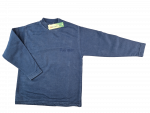 Sweatshirt Gr. 116/122 dunkelblau uni