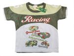 T-Shirt gr. 86/92 olive mit Autos