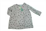 Sweatshirt Gr. 86 Zara altrosa Rauten kuschelweich Kleid