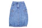 langer Jeansrock Gr. 98 Lego blau mit Taschen