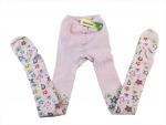 Strumpfhose Gr. 128/134 Jako-o rosa mit Herzen und Blumen