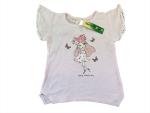 schickes T-shirt Gr. 86 Zara rosa mit girly und Schmetterling