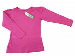 Langarmshirt Gr. 104 pink unifarben