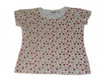 T-Shirt Gr. 86/92 H&M grün mit pinken und rosa Rosen