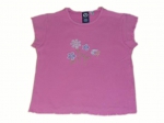 T-Shirt Gr. 92/98 C&A rosa mit süßer Blumenapplication