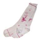 Kniestrümpfe 15cm Gr. 25-26 rosa Pferdchen