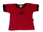 Sportshirt Gr. 74/80 KANZ rot/dunkelblau